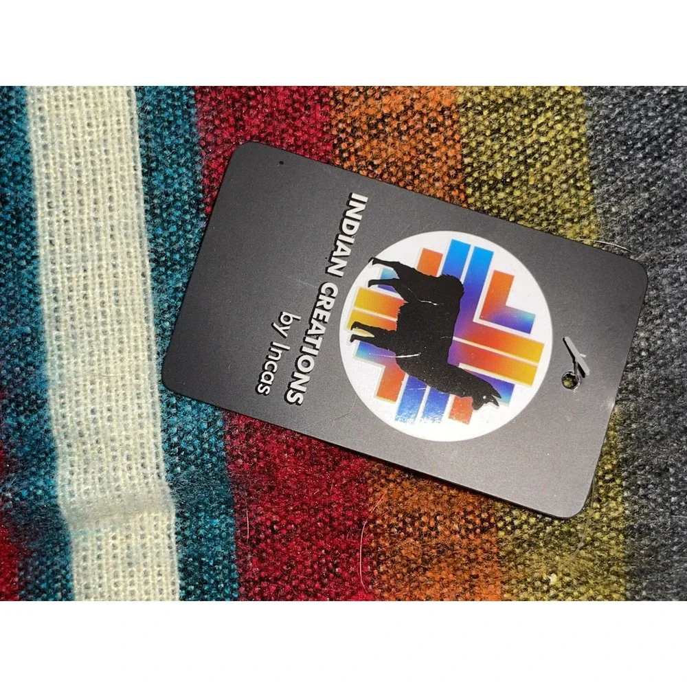 Alpaca (80%) Blanket By Indian Creations By Incas XLarge 75